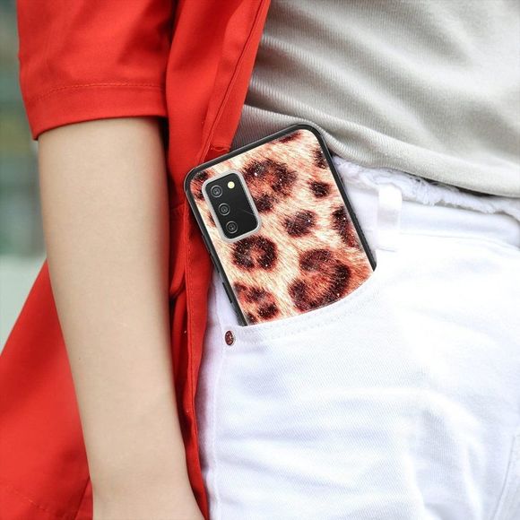 Shinewish for Samsung Galaxy A02S Case, 3D Printed Leopard Print Cell Phone Case - Picture 2 of 7